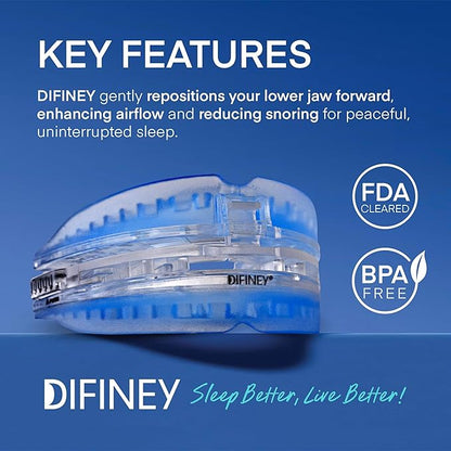 Anti Snoring Device: FDA-Cleared Snoring Solution – Adjustable Snore Stopper Mouth Guard for Men & Women – Anti Snoring Mouthpiece to Improve Sleep – Reusable Night Use