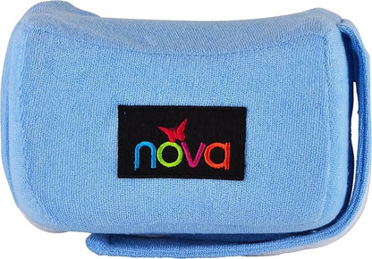 NOVA Leg Spacer Knee Pillow – Orthopedic Foam Knee Support Cushion for Side Sleepers, Pressure Relief for Hips, Legs & Lower Back, Small Size, Soft Terry Cloth Removable Washable Cover