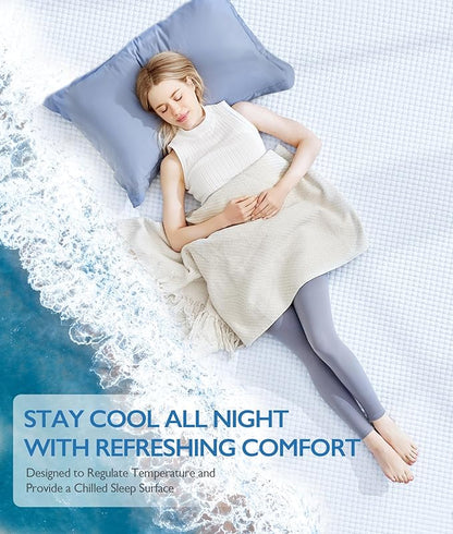 SINWEEK 3 Inch Full Size Cooling Memory Foam Mattress Topper for Pressure Relief, Thick Bed Mattress Pad with Cooling Soft Cover and Adjustable Straps, CertiPUR-US Certified
