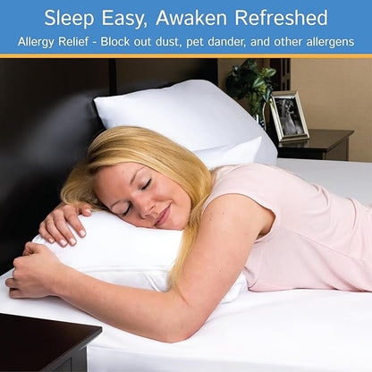 RV Bunk Mattress Encasement (30" W x 75" L) - Waterproof Zippered Protector - Cot Size Low Profile Fits 5" to 8" Thick - Hypoallergenic Premium Bed Cover Protects from Dust Allergens