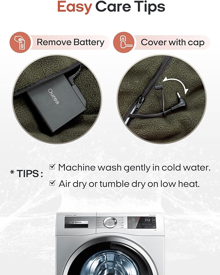 ZonLi Heated Blanket Battery Operated, Wearable Portable Electric Blanket with Rechargeable Battery, 50"x60" Cordless Heated Blanket, Waterproof, Machine Washable(Strolling Forest)