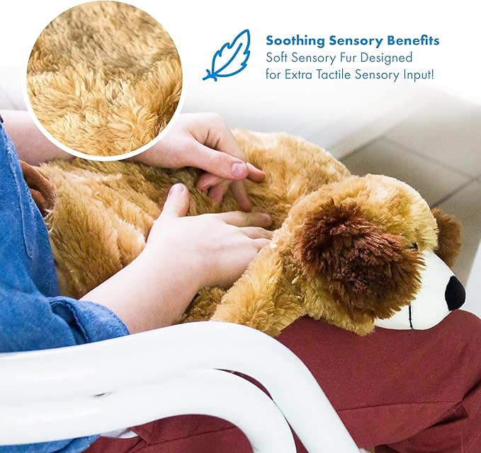 Harkla Weighted Lap Pad for Kids (Brown)
