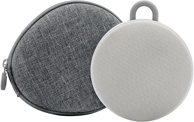 Yogasleep Hushh 2 & Crush Resistant Travel Case, (2 Piece Set) Portable Sound Machine with Backlit Buttons & Night Light, Travel Case with Double Zipper Provides Protection from Scratches & Water