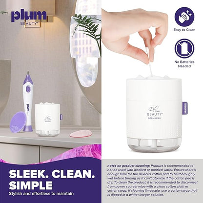 Portable Facial Steamer - Face Steamer for Facial Deep Cleaning, Facials and Hair Steamers for Home Facials Spa, Nano Ionic Face Cleanser Professional, USB Powered 2 Settings, Up to 12 Hour Use