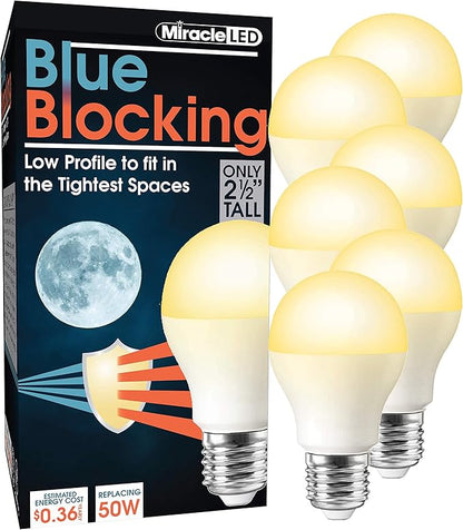 MiracleLED 604669 3W 6-Pack Blue Blocking Light, Low-Profile