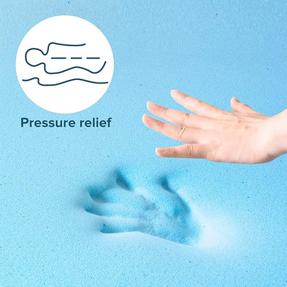 Sleep Master 2" Gel Memory Foam Topper - Full