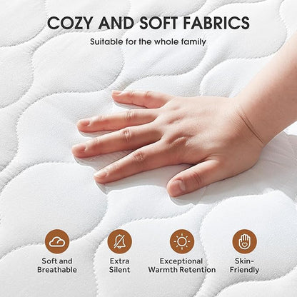 Heated Mattress Pad Full - Bed Warmer with Memory & Preheat Functions, 2-10 Hour Auto Off & 9 Heat Settings, Single Controller, Fast Heating, Deep Pocket, Electric Mattress Pad Full 54"x75"