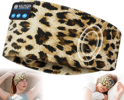 LOVE EYE Sleep Headphones Wireless Headband Headphones Bluetooth 5.4 for Side Sleeper Bluetooth Headband Earphones for Sports for tech Gadgets Gifts
