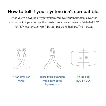 Google Nest Thermostat - Smart Thermostat for Home - Programmable Wifi Thermostat - Snow