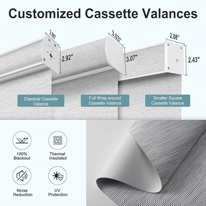 Motorized Blinds with Remote,Blackout Smart Roller Shades with App,Voice Control,Jacquard Fabric,Thermal Insulated Automatic Blinds,Electric Shades with USB/Solar Pannel.Jacquard Black White