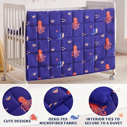 anfie Weighted Blanket Kids(36"x48" 3lbs) Weighted Blanket Cooling Blanket for Sleeping,Throw Size Breathable Blanket with Premium Glass Bead(Blue Ocean)