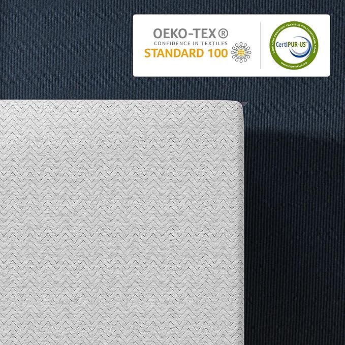 BedStory Firm Mattress Topper 3 Inch Full Size - Memory Foam Bed Topper for Pain Relief - Copper Gel Bamboo Charcoal Green Tea Infused Cooling Mattress Pad - CertiPUR-US Certified