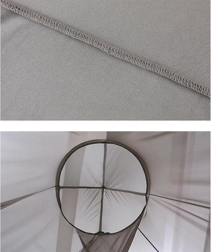 Faraday Fabric Silver Fiber EMF Protection Faraday Tent WiFi 5G Block RF Shielding Canopy Bed Cover Queen Size (Color : Silver, Size : Large)
