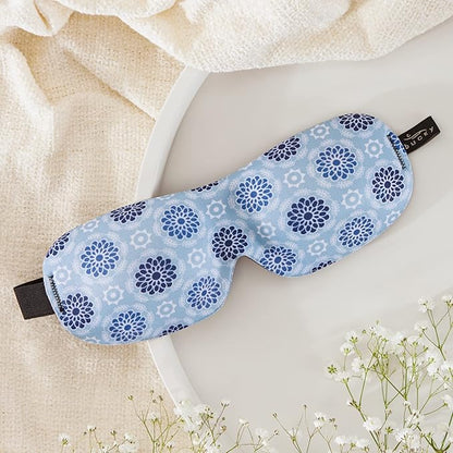 Bucky 40 Blinks No Pressure Eye Mask for Travel & Sleep, Starling Blue, One Size