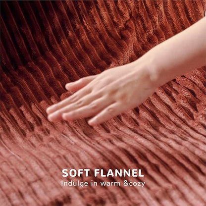 Heated Blanket King Size 100"x90",ETL Certification-6 Heating Levels Electric Blanket&1-10 Hour Auto Off,Heating Blanket with Dual Controller (RED)
