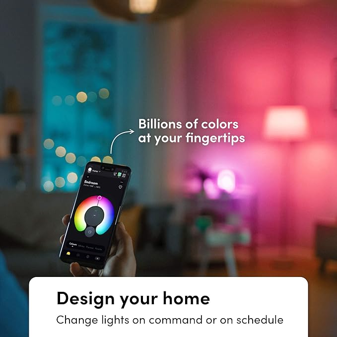LIFX Color, A19 800 lumens, Wi-Fi Smart LED Light Bulb, Billions of Colors and Whites, No Bridge Required, Compatible with Alexa, Hey Google, HomeKit and Siri (2 Pack)