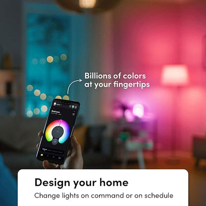 LIFX Color, A19 800 lumens, Wi-Fi Smart LED Light Bulb, Billions of Colors and Whites, No Bridge Required, Compatible with Alexa, Hey Google, HomeKit and Siri (2 Pack)