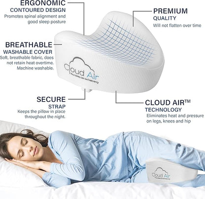 Vaunn Medical Knee Pillow/Wedge Heart with Strap