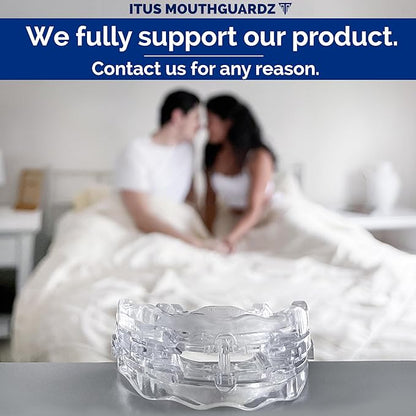 SilentZPro 2.0 – USA Designed FDA-Cleared Anti Snoring Mouthguards (Set of 2, Medium Size) – Fully Adjustable Anti Snore Mouthpieces with Patented Design for a Silent Night`s Sleep