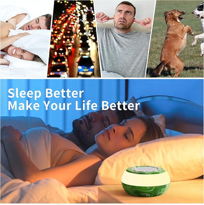 Sound Machine Soothing Sounds, White Noise Machine for Sleeping, Noise Machine for Baby, Sleep Sound Machine for Adults, Portable White Noise Sound Machine for Sleeping Adults