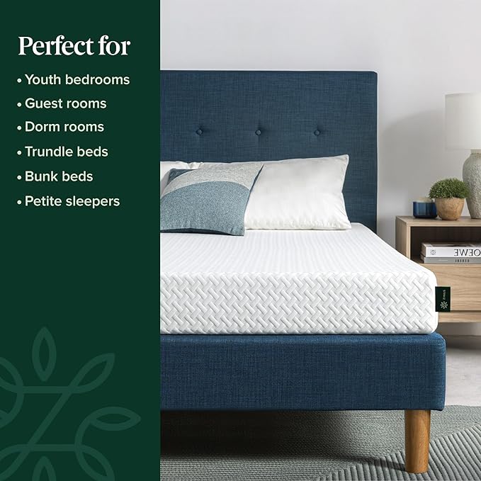 Zinus 6 Inch Queen Cooling Essential Memory Foam Mattress [NewVersion], Fiberglass Free, Medium Feel, Breathable Cooling Layers, Certified Safe Materials