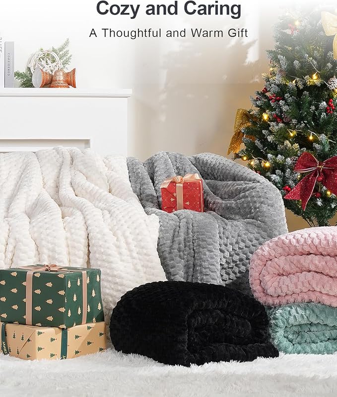 Super Soft Luxury Fleece Sherpa Weighted Blanket 15lbs for Adults, Turtle Shell Fluffy Cozy Warm Queen Weighted Throw for Winter, Ceramic Beads Washable Heavy Blankets for Couch Bed, Pink, 60" x 80"