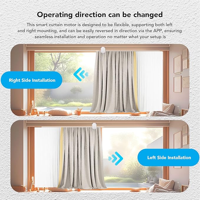 Smart Automatic Curtain Opener Transform Your Curtains into Electric Curtain Robot with App Energy Saving for Roman Rods Remote Control Timer Function