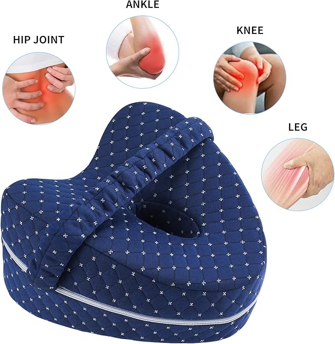 Leg Pillow, Knee Pillow for Side Sleepers, Leg Pillows for Sleeping, Knee Cushion for Sleeping,Suitable for Relieving Leg, Back, Knee Pain
