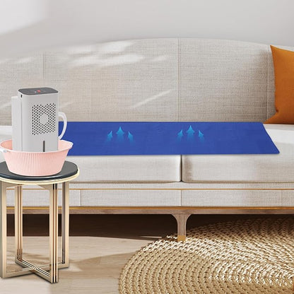 Water Cooling Mattress Pad Bed Cooling System Water Bed Cooler Conditioning System with Timer Hydro Cooled Mattress Topper 63 x 27.5''