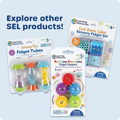 Learning Resources Rainbow Visual Timer - Time Management for Children, Audio and Visual Alarms, Schedule for Kids, Social Emotional Learning Skills, Countdown for Teachers, Classroom Must Haves
