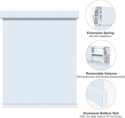 Bringnox No Drill Motorized Blinds with Remote,Blackout Windows,with Apple Homekit,Alexa,Google, with App,Voice Control Custom Size