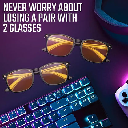 livho High Tech Blue Light Glasses - Advanced Blue Light Blocking Computer Glasses - Screen Fatigue & UV Protection