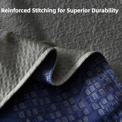 Heavy Duty Waterproof Breathable Mattress Encasement Cover - 6-Sided Zippered Mattress Protector with Elastic, Removable Design & Thick Fabric-California King 72''x84''.Depth 12''-13''