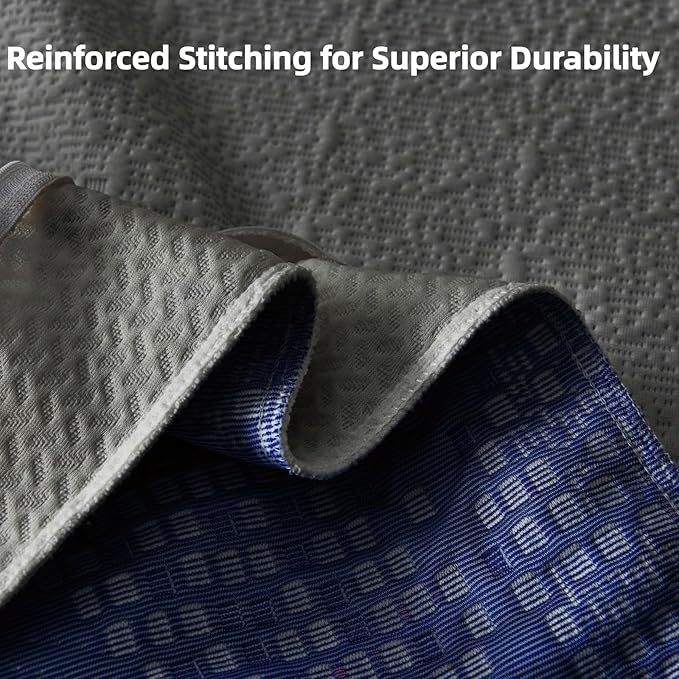 Heavy Duty Waterproof Breathable Mattress Encasement Cover - 6-Sided Zippered Mattress Protector with Elastic, Removable Design & Thick Fabric-Twin 39''x75''.Depth 12''-13''