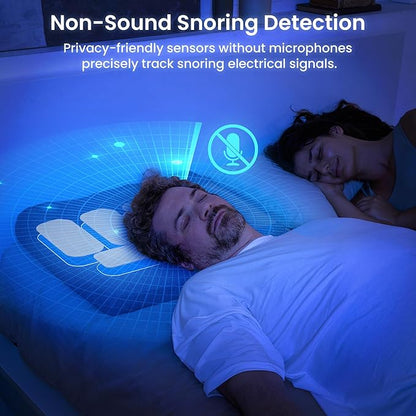 Smart Anti-Snore Pillow AP100, AI Sleep Devices for Snore Relief, Ideal Solution for Side and Back Sleepers