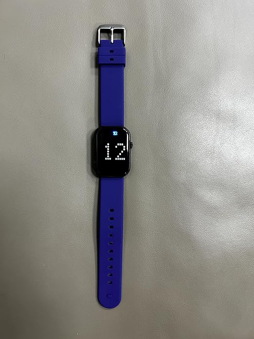 Rechargeable Vibrating Alarm Watch Silent Pill Reminder Wristband Wake Up Watch - with 8 Personalised Message Reminder