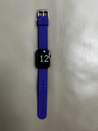 Rechargeable Vibrating Alarm Watch Silent Pill Reminder Wristband Wake Up Watch - with 8 Personalised Message Reminder