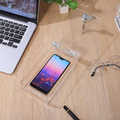 Zerodeko 1PC Key Lock Box Cellphone Case Clear Cell Phone Lock Box Phone Locker Box Self-control Smartphone Holder Mobile Phone Case for Parents to Get More Focused Cellphone Case Lockbox