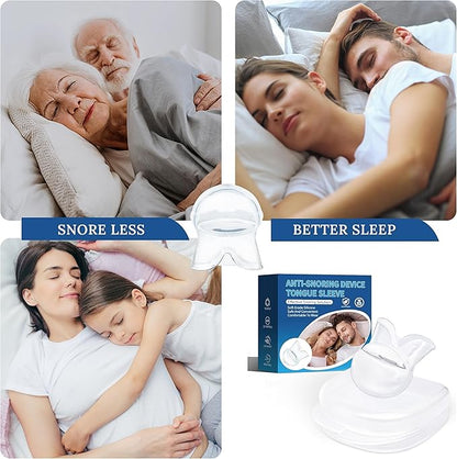 Snoring Solution - Anti-Snore Device, Reusable Snore Solution Stopper for Men/Women - MF25