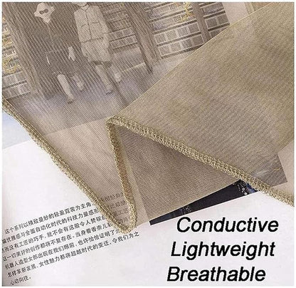 EMF Protection Dome Bed Canopy,Blocks Radiation/EMF/WiFi/ 5G & Other RF Mosquito Net Made by Silver Coated Mesh(Size:King(60x250x1200cm/2x8.2x39ft)) (Color : King(60x250x1200cm/2x8.2x39ft))