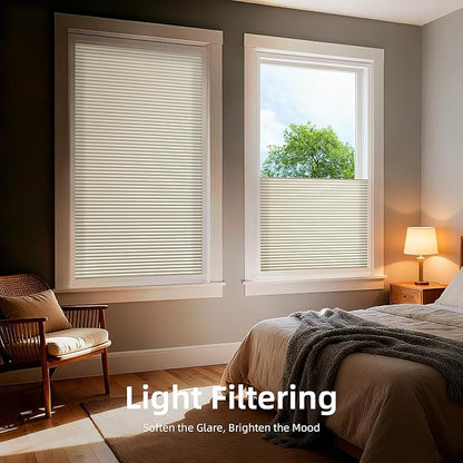 ZSTARR Motorized Skylight Shades Blackout Cellular Honeycomb Electric Blinds with Solar Panel Cordless Rechargeable with Remote for Roof and Slanted Windows Custom Size (LF Printed Wheat)