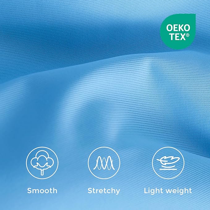 EASELAND Queen Tencel Cooling Comforter for Hot Sleepers - Double-Sided Lightweight and Breathable Fabric for Night Sweats - All Season Cooling Blanket Machine Washable（90x90in, Blue）