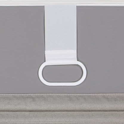 ECLIPSE Kylie Total Privacy Blackout Cordless Lined Window Roman Shade for Living Room, 27 in x 64 in, Grey