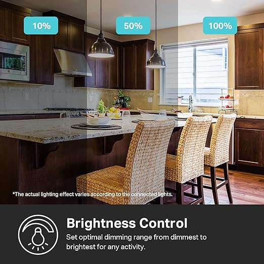 Kasa Smart Dimmer Switch 2-Gang HS220-2, Single Pole, Needs Neutral Wire, 2.4GHz Wi-Fi Light Switch Compatible with Alexa and Google Home, UL Certified, No Hub Required, White