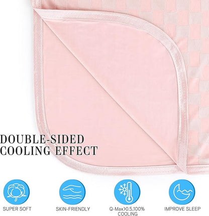 AmyHomie Cooling Blanket,Summer Blankets with Double Sided Cold Effect, Arc-Chill Q-Max>0.5 Cool Fiber, Breathable Lightweight Blankets for Hot Sleepers Night Sweats