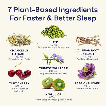 Blueshift Sleep Aid Powder for Adults – Lemon Lavender | 3 mg Melatonin, 5‑HTP, Taurine & Glycine | Stick‑Pack Drink Mix – Zero Sugar, 5 Cal | Deep REM & Next‑Day Refresh | Sleep 10 ct