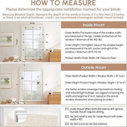 Kincmo No Drill Motorized Blinds with Remote, 100% Blackout Roller Shades for Windows, Custom Electric Blinds Compatible with Alexa, Apple Homekit, Google Home (100% Blackout Classic Warm)