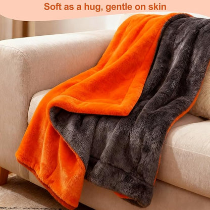 Heated Blanket Electric Blanket King 90"x100" Dual Control Flannel Heating Blanket with 12 Heat Levels 12H Timer Auto Shut-Off Overheat Protection Soft & Cozy Machine Washable