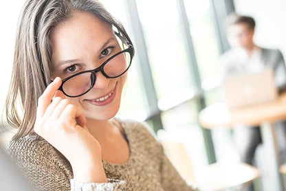 Prospek Blue Light Blocking Glasses - Clear Lens for Office & Meetings, Professional Style for Men Women, Reduce Eye Strain