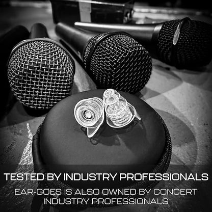X15 High Fidelity Earplugs – Reusable Hearing Protection with Two Sizes – Concerts, Festivals, Musicians, Motorcycles, and Travel – 15 dB Noise Reduction – Clear & Comfortable